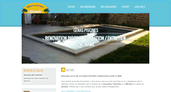 Desktop Screenshot of genas-piscines.com